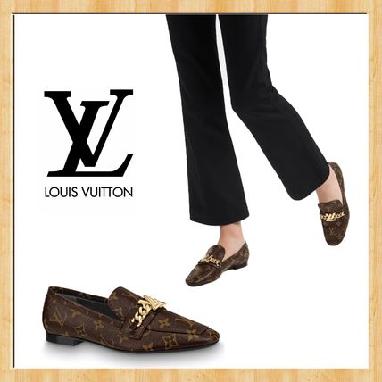 Louis Vuitton MONOGRAM 2019 20AW Monogram Leather LoaferMoccasin Shoes 1A4XDE 1A4XDC 