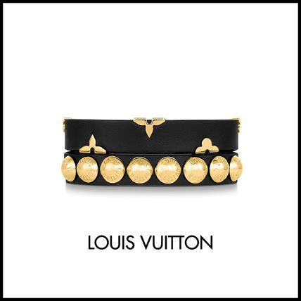 Louis Vuitton Casual Style Unisex Blended Fabrics Leather Party Style 