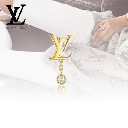 Louis Vuitton 2020 SS Costume Jewelry Party Style 18K Gold Elegant Style Q96495 