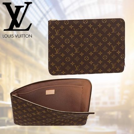 Louis Vuitton MONOGRAM 2019 20AW Monogram Casual Style Street Style Bag in Bag A4 Leather M44499 