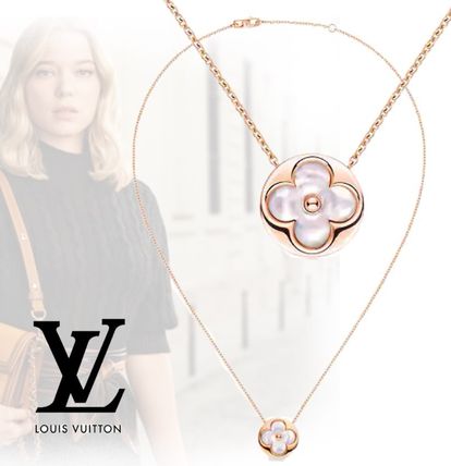 Louis Vuitton 2020 SS Casual Style Flower Chain Party Style 18K Gold Elegant Style Q93520 