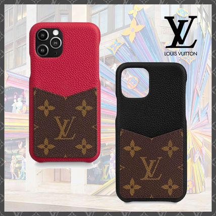 Louis Vuitton Leather Logo Smart Phone Cases M69094 M69095 