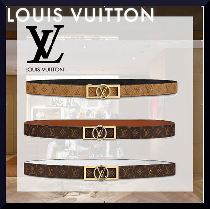Louis Vuitton Monogram Casual Style Office Style Logo Belts