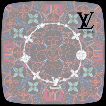 Louis Vuitton MONOGRAM Idylle Blossom Monogram Bracelet White Gold And Diamonds Q95589 