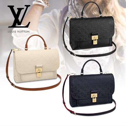 Louis Vuitton MONOGRAM EMPREINTE 2019 SS Monogram Leather Crossbody Logo Shoulder Bags M44545 M44549 M44544 