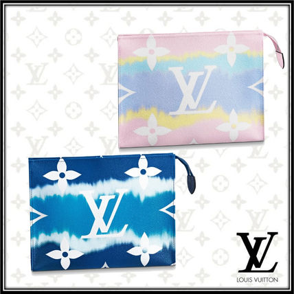 Louis Vuitton MONOGRAM 2020 SS Monogram Canvas Logo PouchesCosmetic Bags M69136 M69137 