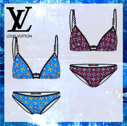 Louis Vuitton Flower Patterns Plain Logo Swimwear 1A5M2T 1A5M2I 