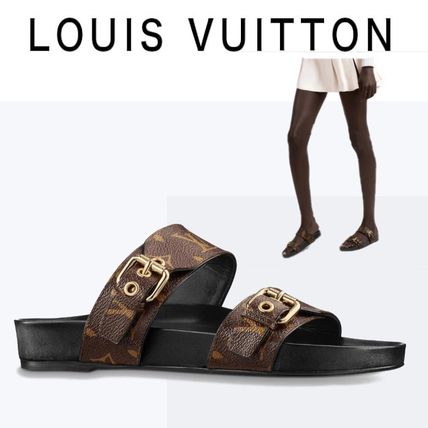Louis Vuitton MONOGRAM Bom Dia Flat Mule 1A3R5L 