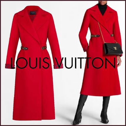 Louis Vuitton MONOGRAM 2020 SS Long Double Face Wrap Coat 1A609X 