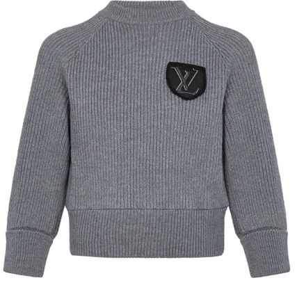 Louis Vuitton 2020 21AW Wool Long Sleeves Plain Medium High Neck Elegant Style Logo 