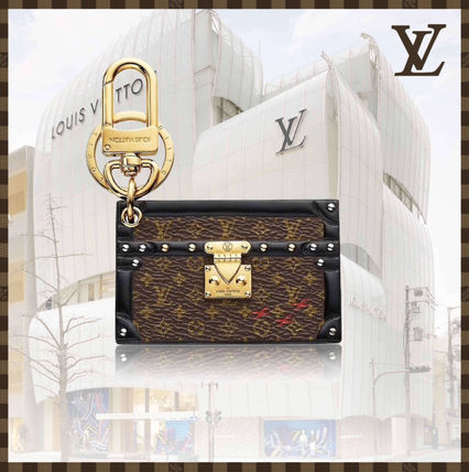 Louis Vuitton 2020 SS Monogram Unisex Calfskin Canvas Plain Leather Logo M78618 