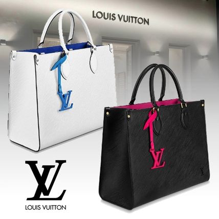 Louis Vuitton MONOGRAM 2020 21AW Leather Logo Totes M56080 M56081 