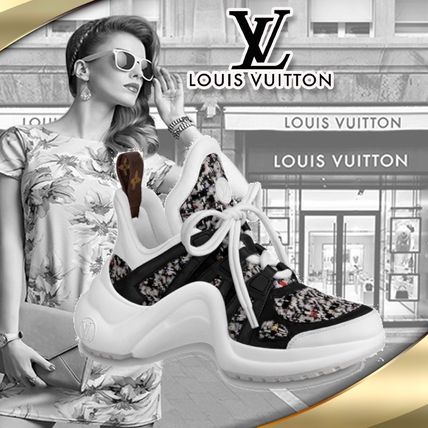 Louis Vuitton Casual Style Leather Low Top Sneakers 1A5SRR 
