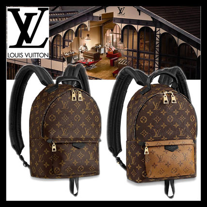 Louis Vuitton MONOGRAM 2016 Cruise Monogram Casual Style Leather Backpacks 