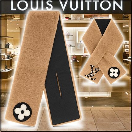 Louis Vuitton 2019 20AW 2019 20AW GRAPHIC LV SCARF beige scarvesshawls M76163 