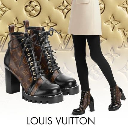 Louis Vuitton MONOGRAM 2018 19AW Star Trail Ankle Boot 1A2Y7W 