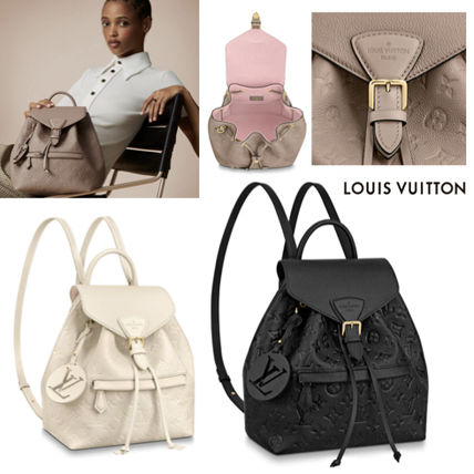 Louis Vuitton MONOGRAM EMPREINTE 2020 21AW Monogram Casual Style Calfskin A4 2WAY Plain Office Style M45410 M45397 M45205 