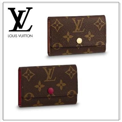 Louis Vuitton MONOGRAM 2020 SS Monogram Unisex Leather Logo KeychainsBag Charms 