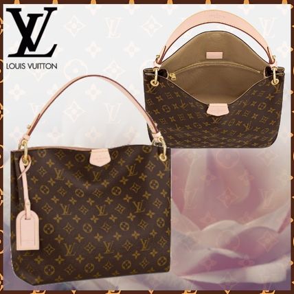 Louis Vuitton MONOGRAM Monogram Canvas Blended Fabrics Bi color Leather 