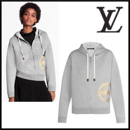 Louis Vuitton 2020 SS Lv Stamp Zip Up Hoodie 1A61FZ 
