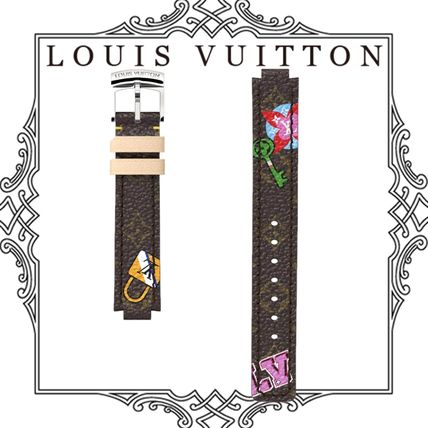 Louis Vuitton MONOGRAM Tambour Monogram World Tour Canvas Strap R15968 R15967 R15966 