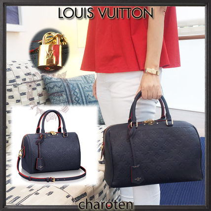 Louis Vuitton SPEEDY 2017 18AW Monogram Unisex Calfskin 3WAY Bi color Elegant Style 