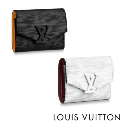 Louis Vuitton PORTEFEUILLE VICTORINE Plain Leather Folding Wallets M69165 M69218 