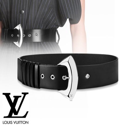 Louis Vuitton 2019 20AW Plain Leather Belts MP119W MP119Y 
