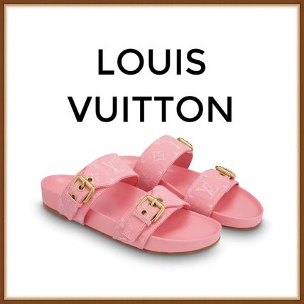 Louis Vuitton MONOGRAM Monogram Open Toe Casual Style Flip Flops Logo Strap Sandals 1A66XB 1A66XP 1A67V5 