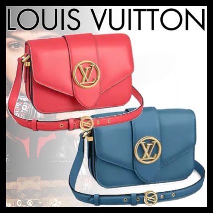 Louis Vuitton PONT NEUF 2020 SS Casual Style Plain Leather Party Style Office Style M55947 M55949 