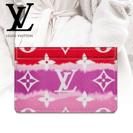 Louis Vuitton 2020 21AW Monogram Leather Logo Card Holders M69115 