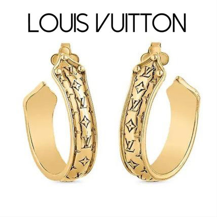 Louis Vuitton 2020 SS Nanogram Sweet Dreams Hoop Earrings Pm M69654 