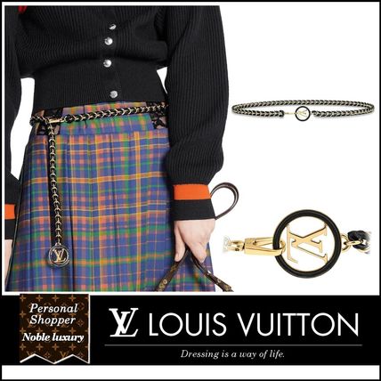 Louis Vuitton 2020 21AW Casual Style Chain Leather Party Style Office Style 