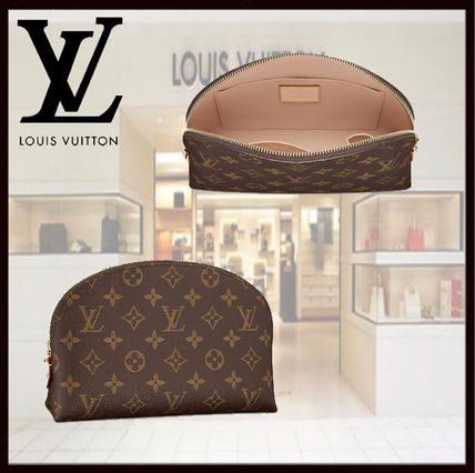 Louis Vuitton Monogram Leather Logo PouchesCosmetic Bags M47353 