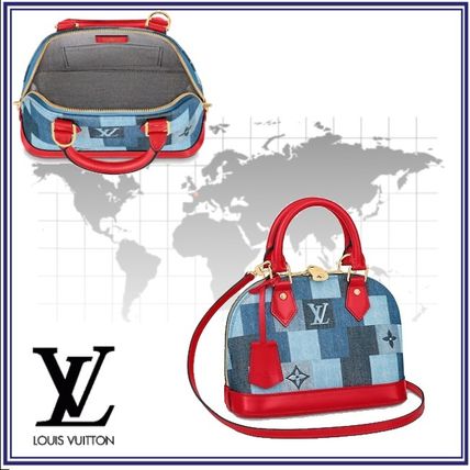 Louis Vuitton 2020 SS Denim Blended Fabrics 2WAY Leather Elegant Style Crossbody 