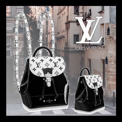 Louis Vuitton HOT SPRINGS Monogram Casual Style Canvas Leather Logo Backpacks 