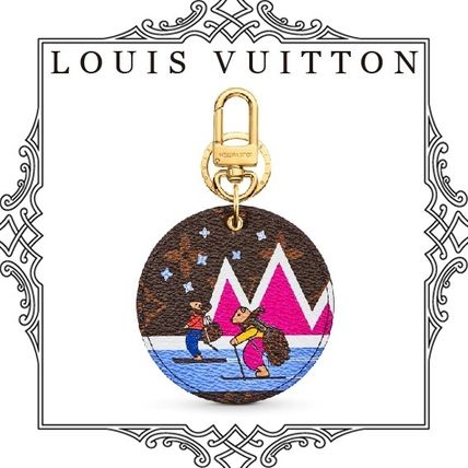 Louis Vuitton MONOGRAM 2019 Cruise Monogram Unisex Leather KeychainsBag Charms M63756 