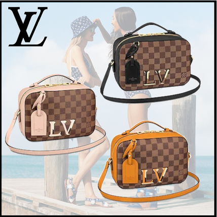 Louis Vuitton DAMIER Street Style Leather Logo Shoulder Bags N40179 N40178 N40189 