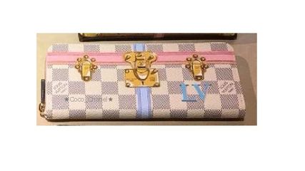 Louis Vuitton DAMIER AZUR Long Wallet Long Wallets 