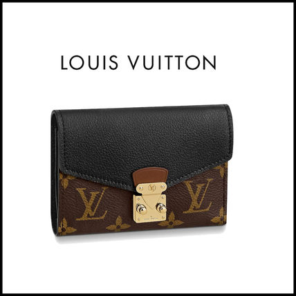 Louis Vuitton PALLAS Folding Wallet Small Wallet Folding Wallets 