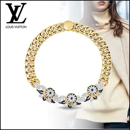Louis Vuitton 2018 19AW Costume Jewelry Blended Fabrics Chain Party Style 