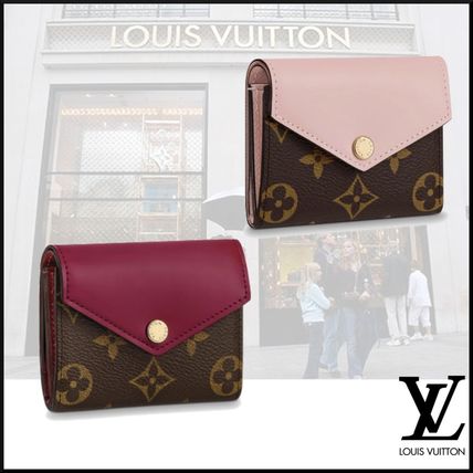 Louis Vuitton Canvas Leather Folding Wallet Small Wallet Folding Wallets M62933 M62932 