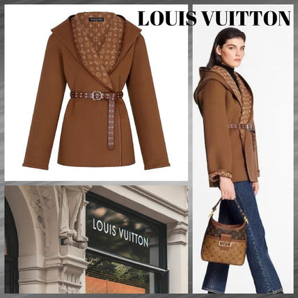 Louis Vuitton 2020 21AW Monogram Casual Style Wool Long Elegant Style Formal Style 