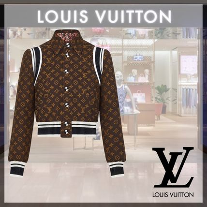 Louis Vuitton 2019 20AW Paisley And Monogram Reversible Wool Bomber 1A823C 