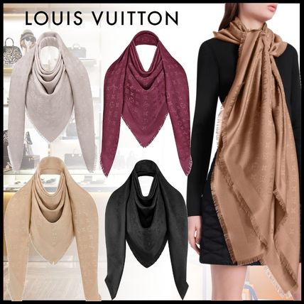 Louis Vuitton MONOGRAM 2020 SS Monogram Shawl M75872 M74752 M74441 M72412 M72237 M71360 M71336 M71329 M71359 M71330 