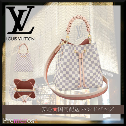 Louis Vuitton NEONOE 2020 SS Monogram Casual Style Leather Office Style Formal Style N40344 