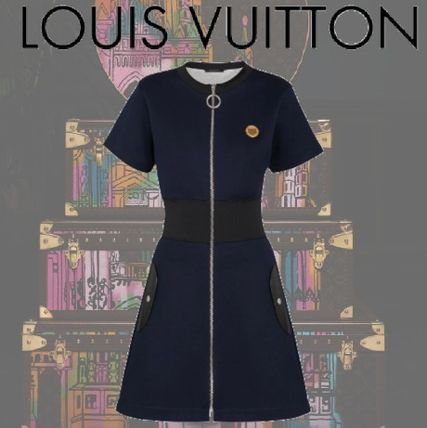 Louis Vuitton 2020 Cruise Dress With Ribbed Waist 1A61EA 