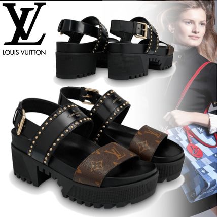 Louis Vuitton 2020 SS Laureate Platform Sandal 1A6654 