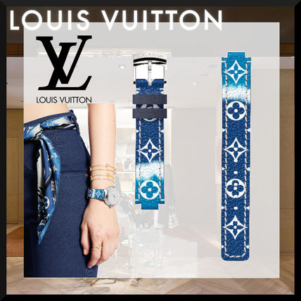 Louis Vuitton 2020 SS Lv Escale Tambour Blue Strap