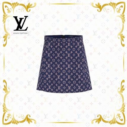Louis Vuitton 2020 Cruise A Line Mini Skirt With Button Detail 1A606Q 